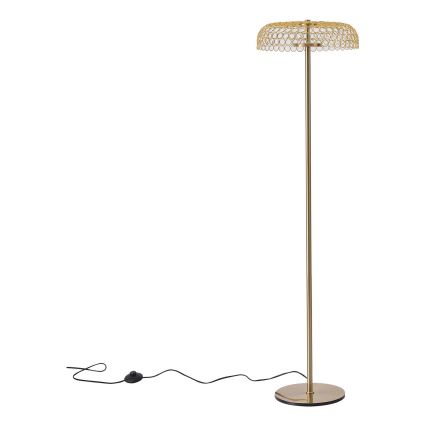 LED Lampa podłogowa LED/10W/230V 3000K złoty