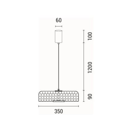 LED Lampa podłogowa LED/10W/230V 3000K złoty