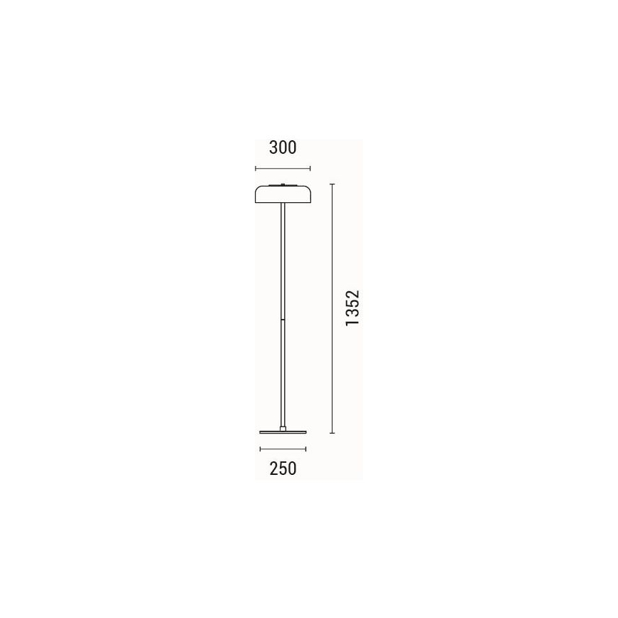 LED Lampa podłogowa LED/8W/230V 3000K