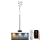 LED Lampa podłogowa ściemnialna LED/50W/230V 3000-6500K szary + zdalne sterowanie