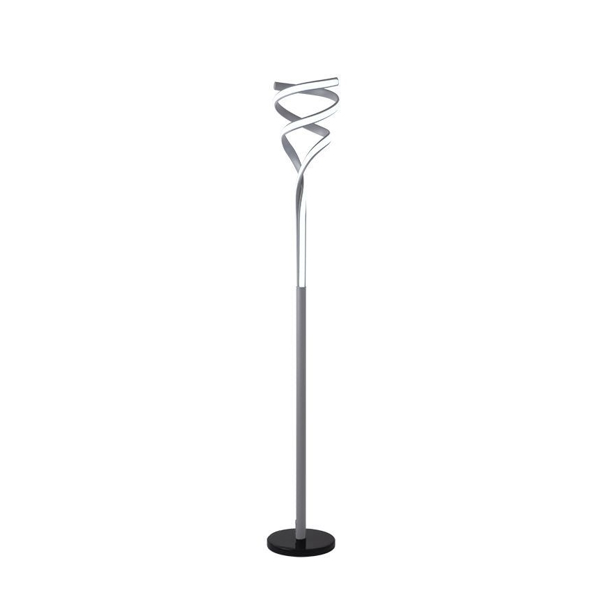 LED Lampa podłogowa ściemnialna LED/50W/230V 3000-6500K szary + zdalne sterowanie
