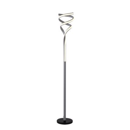 LED Lampa podłogowa ściemnialna LED/50W/230V 3000-6500K szary + zdalne sterowanie