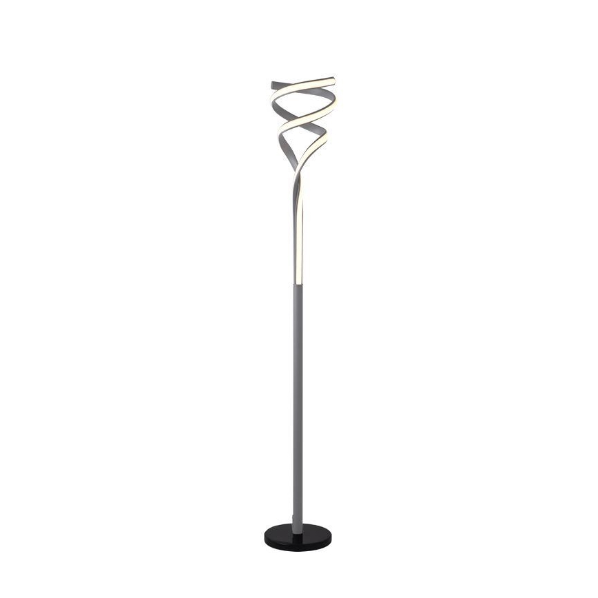 LED Lampa podłogowa ściemnialna LED/50W/230V 3000-6500K szary + zdalne sterowanie