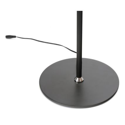 LED Lampa podłogowa ściemnialna LED/9W/230V 3000-6500K czarny + zdalne sterowanie