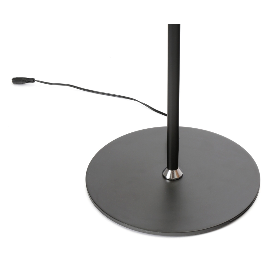 LED Lampa podłogowa ściemnialna LED/9W/230V 3000-6500K czarny + zdalne sterowanie