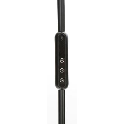 LED Lampa podłogowa ściemnialna LED/9W/230V 3000-6500K czarny + zdalne sterowanie
