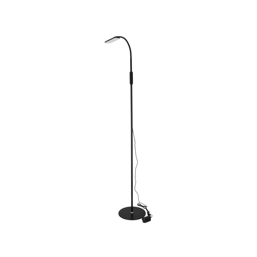 LED Lampa podłogowa ściemnialna TEILO LED/10W/230V 3000/4000/6500K czarny + zdalne sterowanie