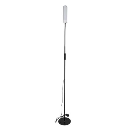 LED Lampa podłogowa ściemnialna TEILO LED/10W/230V 3000/4000/6500K czarny + zdalne sterowanie