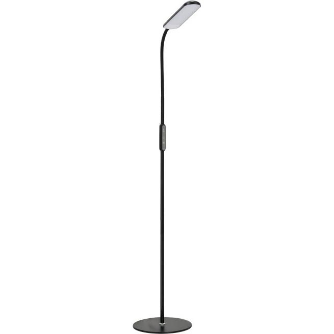 LED Lampa podłogowa ściemnialna TEILO LED/10W/230V 3000/4000/6500K czarny + zdalne sterowanie