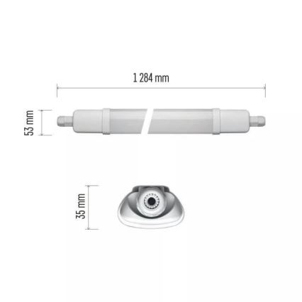 LED Lampa przemysłowa LED/37W/230V IP65 4000K