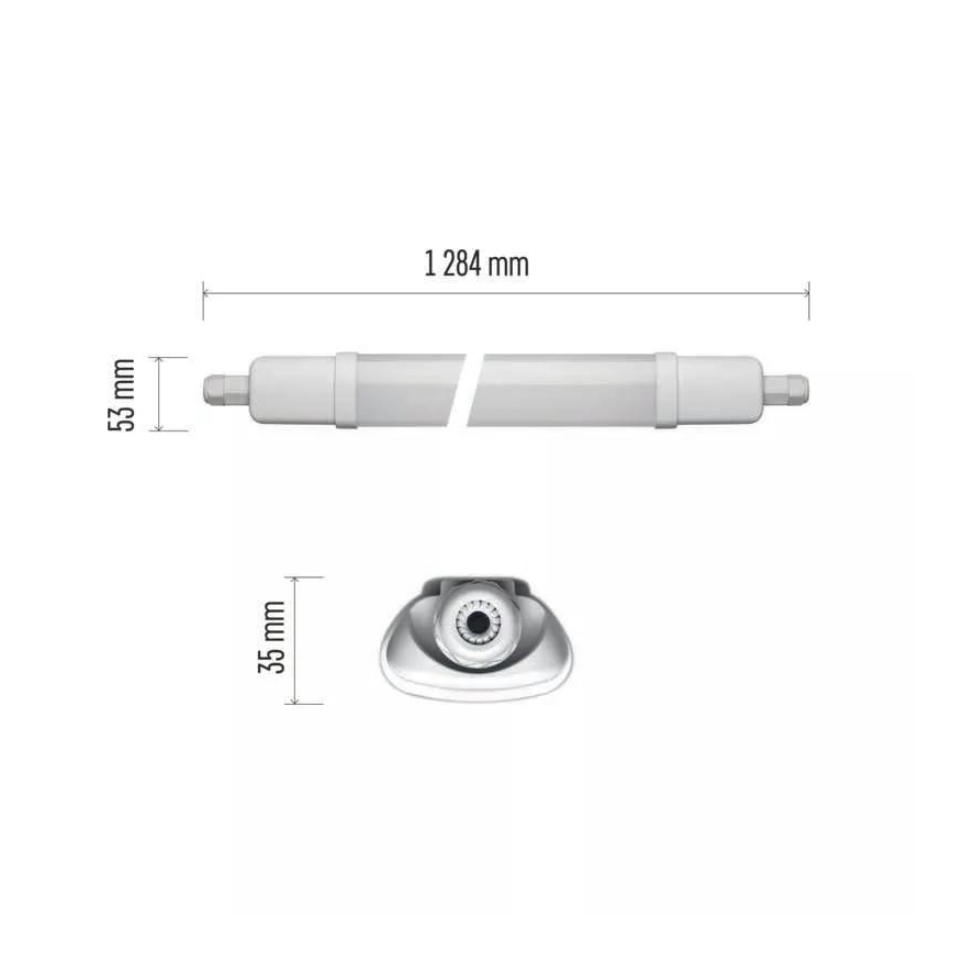 LED Lampa przemysłowa LED/37W/230V IP65 4000K
