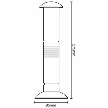 LED Lampa przenośna 2xLED/1xD IPX4