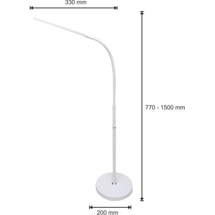 LED Lampa ściemnialna 3w1 LED/10W/230V 3000/4000/6000K CRI 90 biała