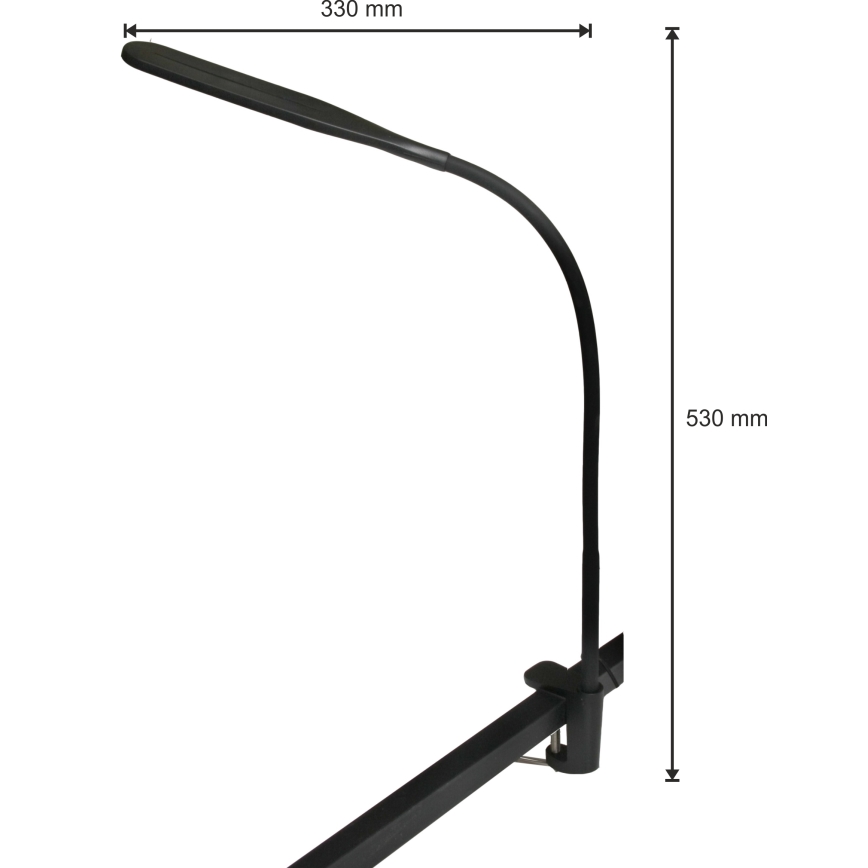LED Lampa ściemnialna 3w1 LED/10W/230V 3000/4000/6000K CRI 90 czarna