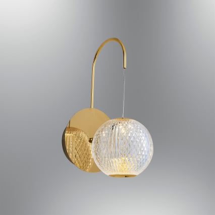 LED Lampa ścienna CREMONA LED/5W/230V 3000K złota