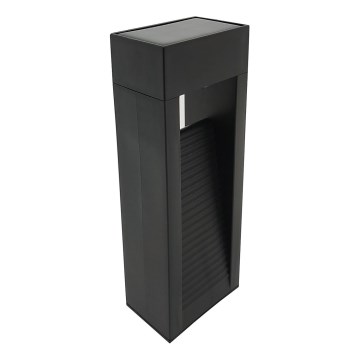 LED lampa solarna 2xLED/1,2V 200 mAh IP44 czarna