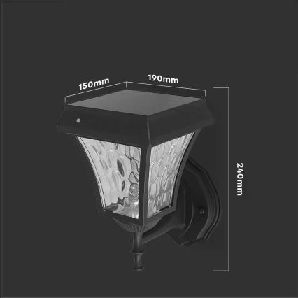 LED Lampa solarna 3w1 LED/2W/5,5V IP65