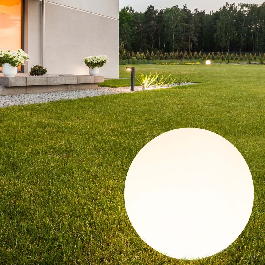 LED Lampa solarna BALL LED/3,7V 2000 mAh śr. 50 cm IP65 biały