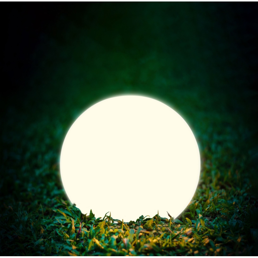 LED Lampa solarna BALL LED/3,7V 2000 mAh śr. 50 cm IP65 biały