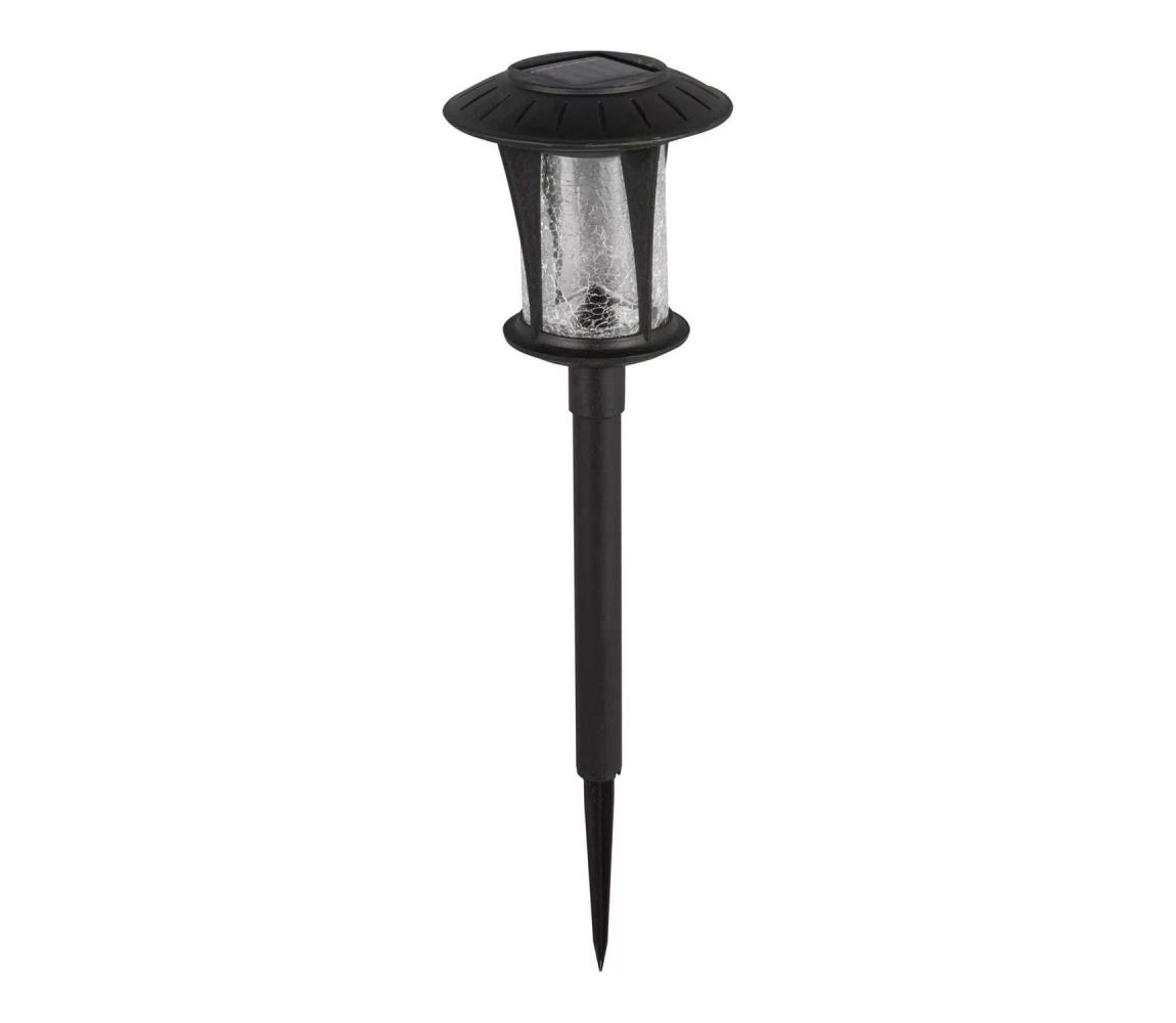 LED Lampa solarna BOLTON LED/1,2V IP44 czarna