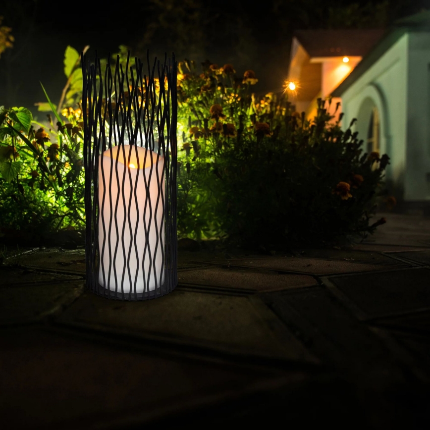 LED Lampa solarna BORG 2xAA IP44