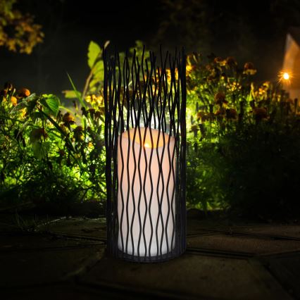 LED Lampa solarna BORG 2xAA IP44