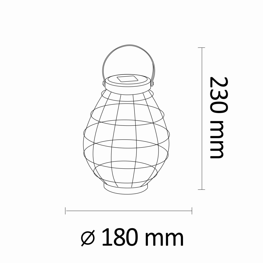 LED Lampa solarna KOGE LED/1,2V 300 mAh IP44