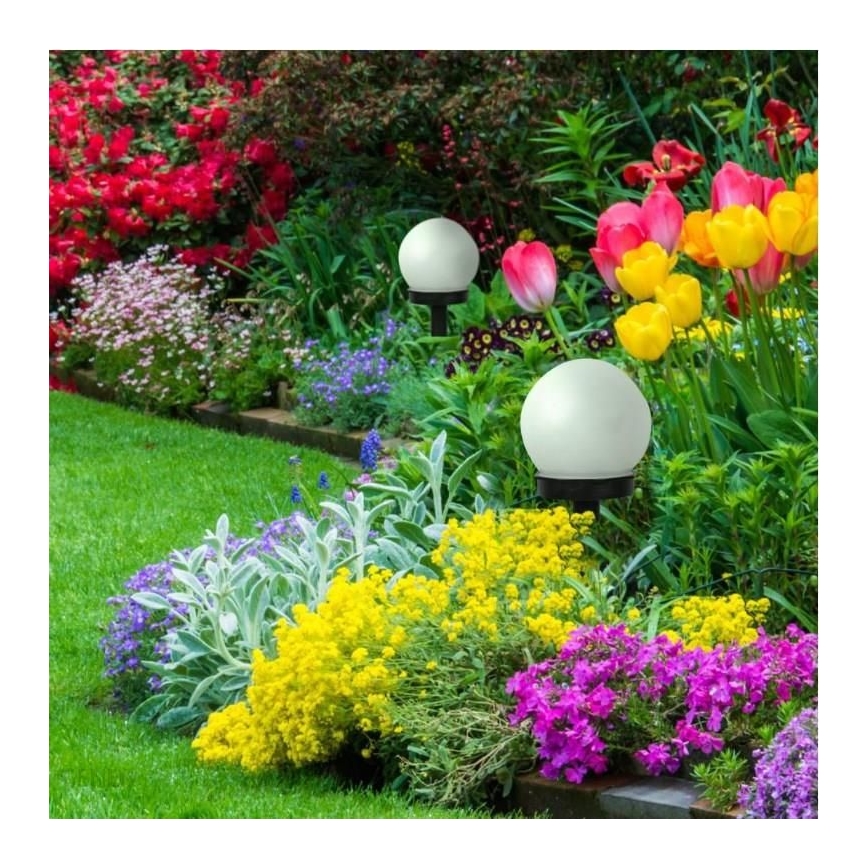 LED Lampa solarna LED/1xAAA IP44 z czujnikiem zmroku