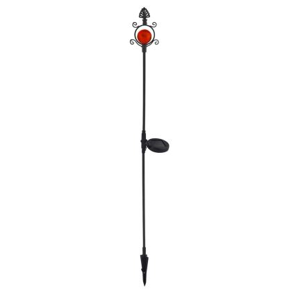 LED Lampa solarna LED/1,2V IP44 czerwona