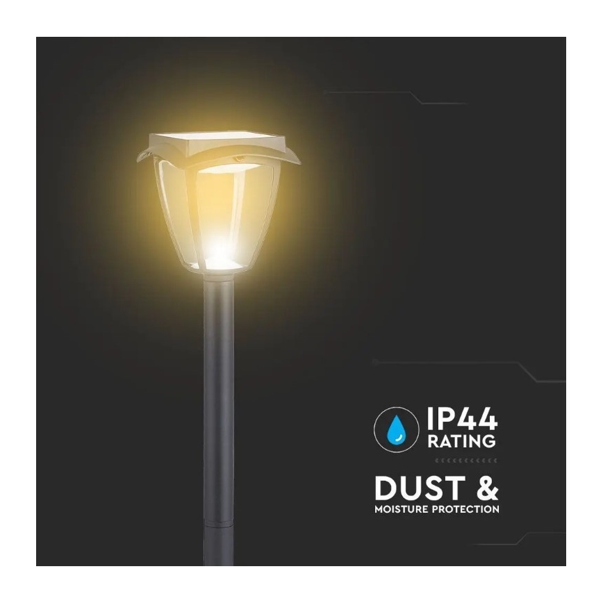 LED Lampa solarna LED/2W/230V 93 cm 3000/6000K IP65