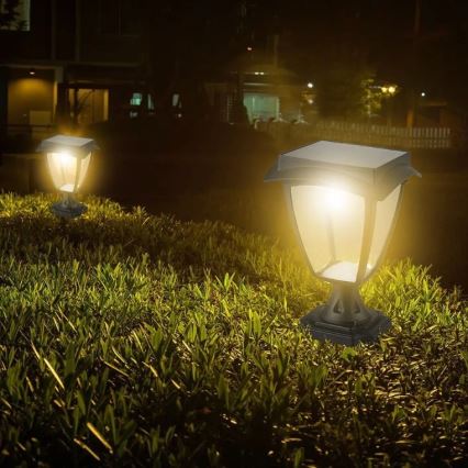 LED Lampa solarna LED/2W/3,7V 3000/6000K IP65 2200 mAh