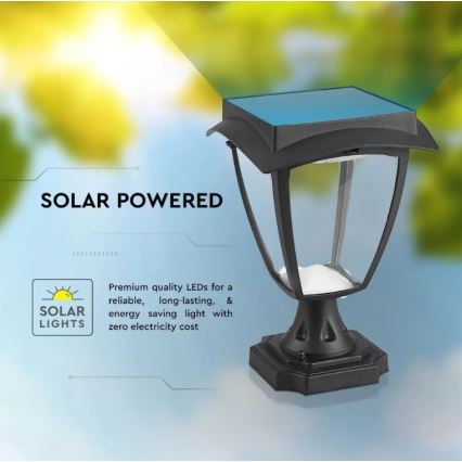LED Lampa solarna LED/2W/3,7V 3000/6000K IP65 2200 mAh