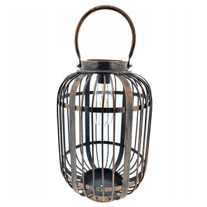 LED Solarna lampa LORETA 1xE27/1,2V 600 mAh IP44