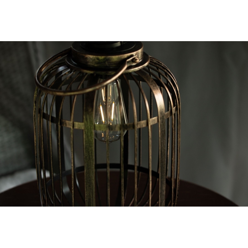 LED Solarna lampa LORETA 1xE27/1,2V 600 mAh IP44
