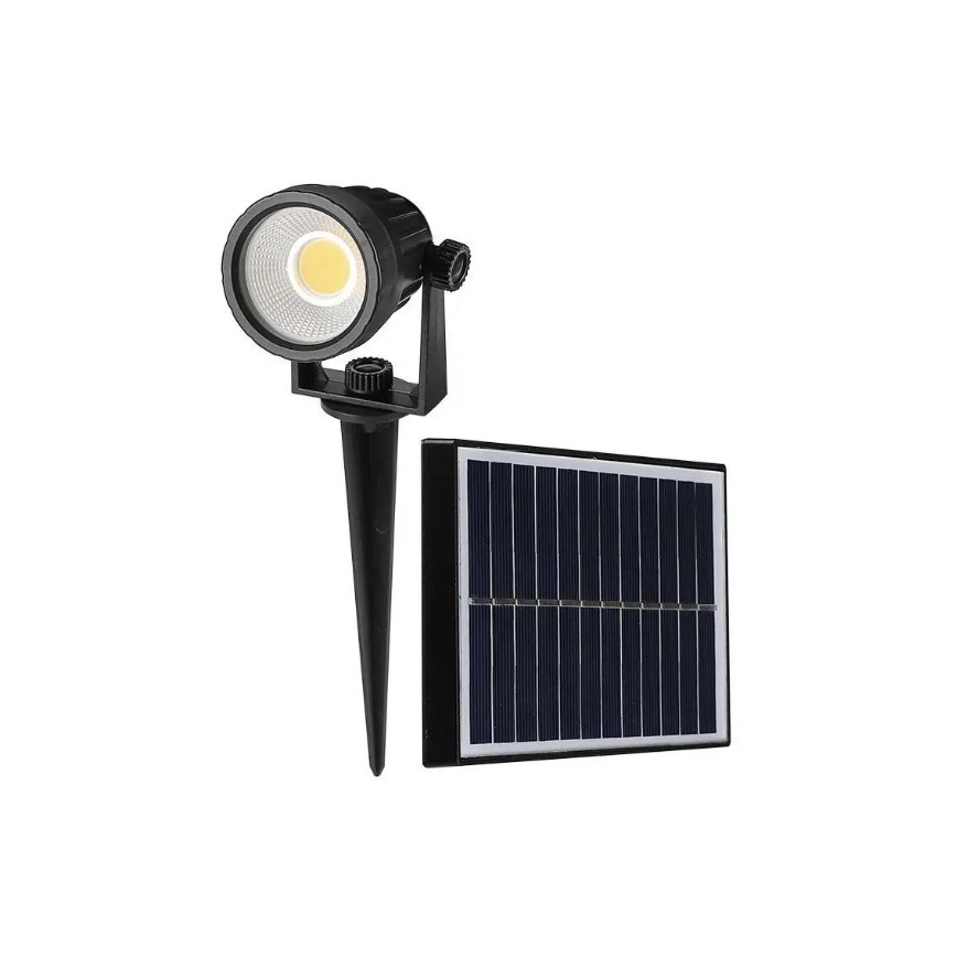 LED Solarny lampion SPIKE LED/2W/5,5V IP65 4000K 1200 mAh