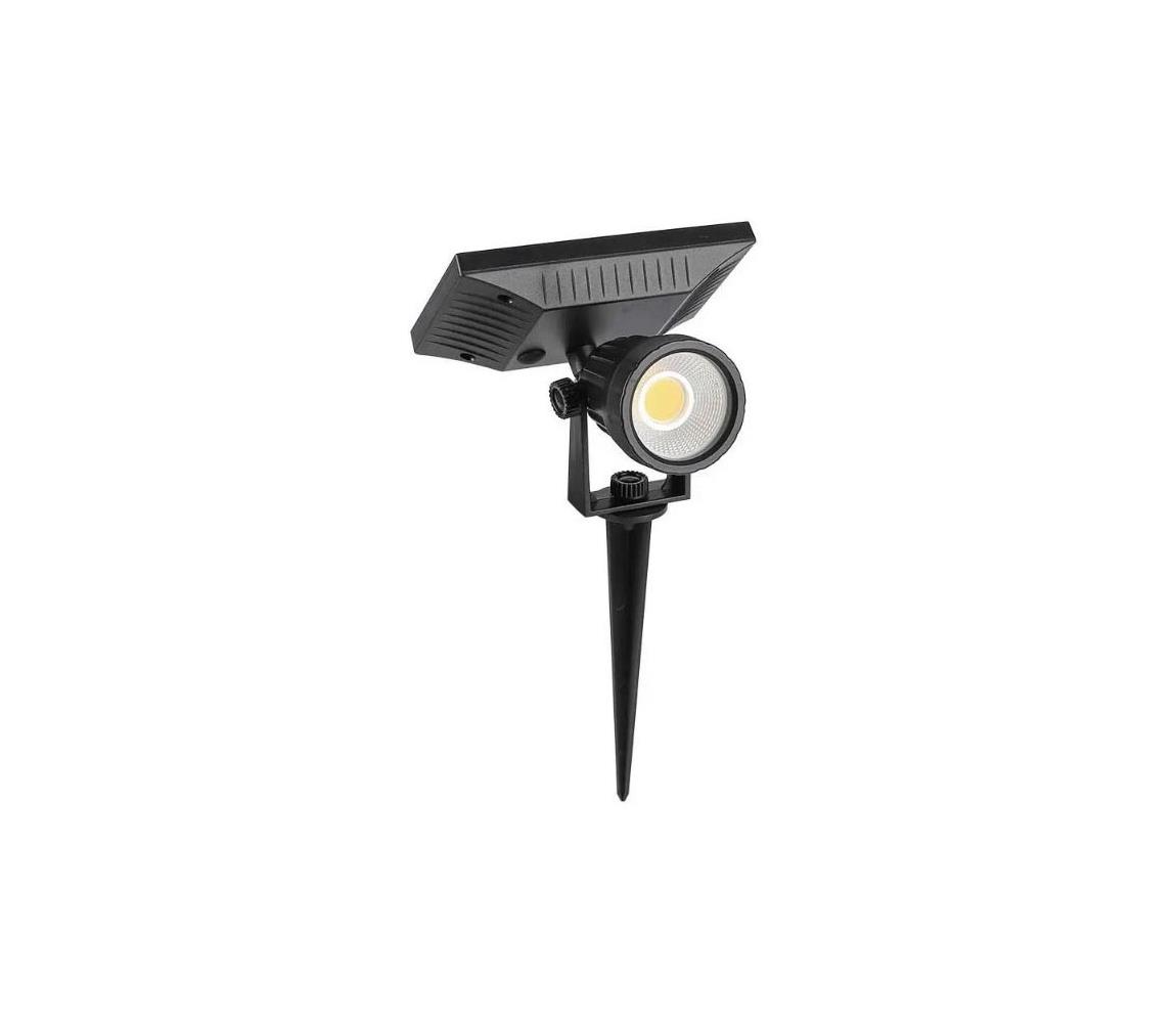 LED Lampa solarna SPIKE LED/2W/5,5V IP65 6400K