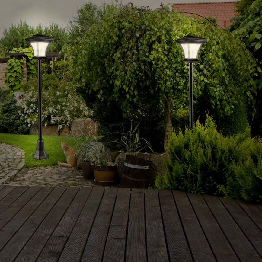 LED Lampa solarna TIRANA LED/1,6W/1,2V 600 mAh IP44 czarny