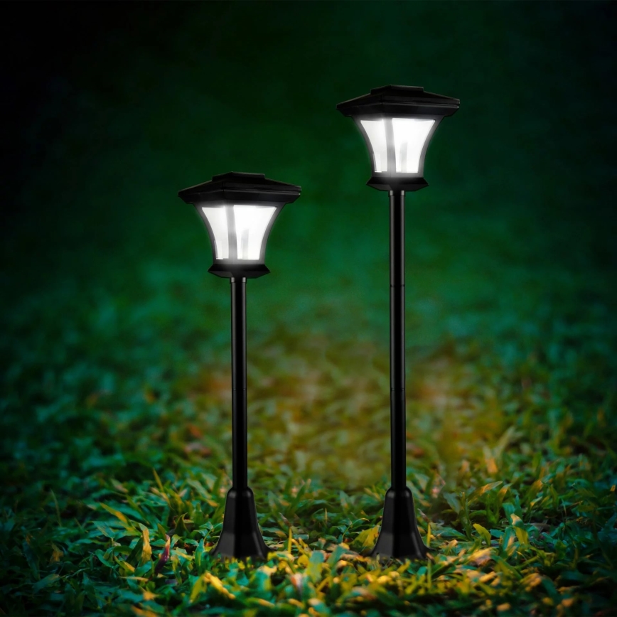 LED Lampa solarna TIRANA LED/1,6W/1,2V 600 mAh IP44 czarny