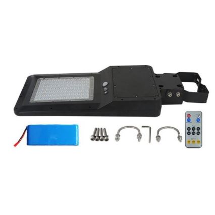 Lampa uliczna LED solarna z czujnikiem LED/40W/9,6V IP65 4000K + pilot zdalnego sterowania