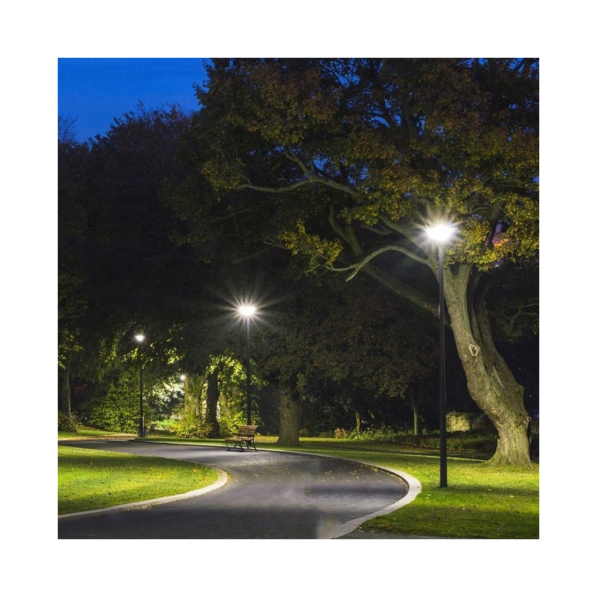 LED Solarna lampa uliczna z czujnikiem LED/10W/3,2V IP65 4000K 15000 mAh + pilot zdalnego sterowania