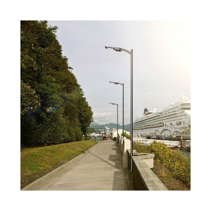 Lampa uliczna LED solarna z czujnikiem LED/40W/9,6V IP65 6000K 12000 mAh + pilot zdalnego sterowania
