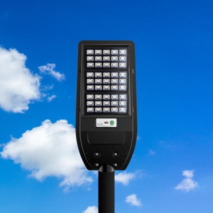LED Solarna lampa uliczna VIA 100W/10000 mAh 3,2V 6000K IP65 + pilot zdalnego sterowania