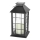 LED Lampa solarna wisząca LED/0,02W/1,2V 1xAA 2700K IP44 200 mAh czarny