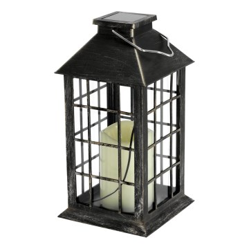 LED Lampa solarna wisząca LED/0,02W/1,2V 2700K IP44 patyna
