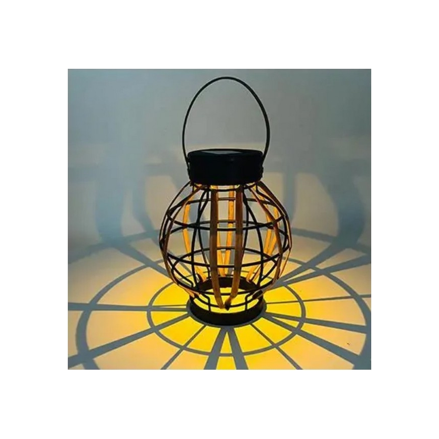 LED Lampa solarna wisząca LED/0,1W/1,2V śr. 15 cm 600 mAh IP44