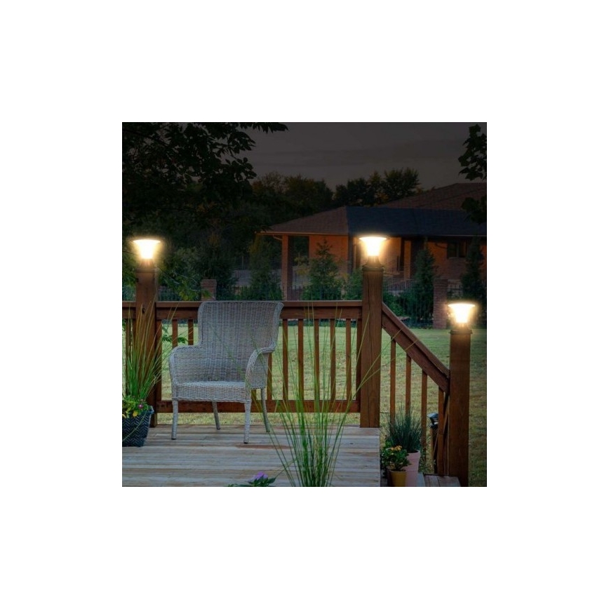 LED Lampa solarna z czujnikiem LED/15W/3,2V 4000K/6000K IP65 6000 mAh