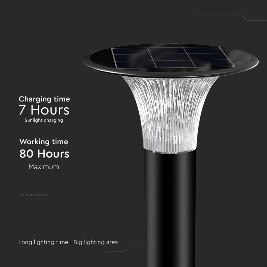 LED Lampa solarna z czujnikiem LED/15W/3,2V 4000K/6000K IP65 6000 mAh