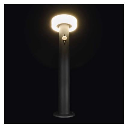 LED Lampa solarna z czujnikiem LED/2W/3,7V 1200 mAh IP44 50 cm