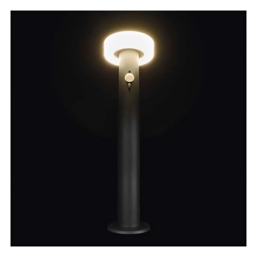 LED Lampa solarna z czujnikiem LED/2W/3,7V 1200 mAh IP44 50 cm