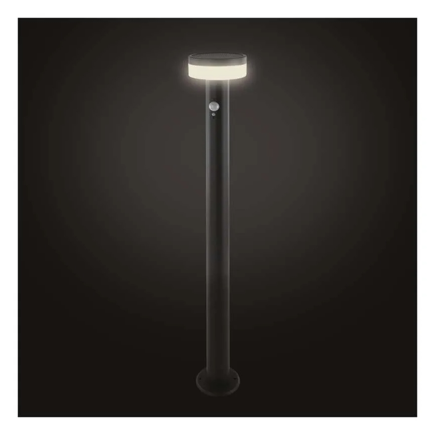 LED Lampa solarna z czujnikiem LED/2W/3,7V 1200 mAh IP44 80 cm